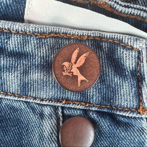 ONE TEASPOON Denim Shorts in Medium Wash Denim Size 26 - Picture 3 of 14